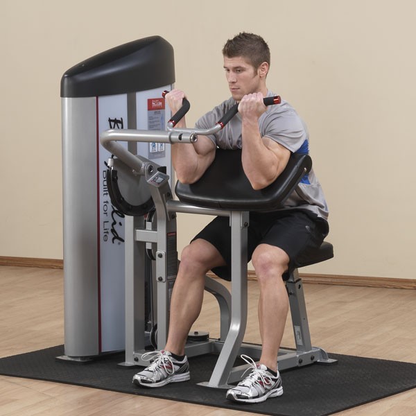 Secret of Powerful Arms: Use Body Solid Series II Commercial Arm Curl Machine