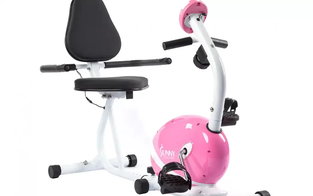 GP Pro Sun Pink Recumbent Exercise Bike Magnetic Resistance – Lifetime warranty*