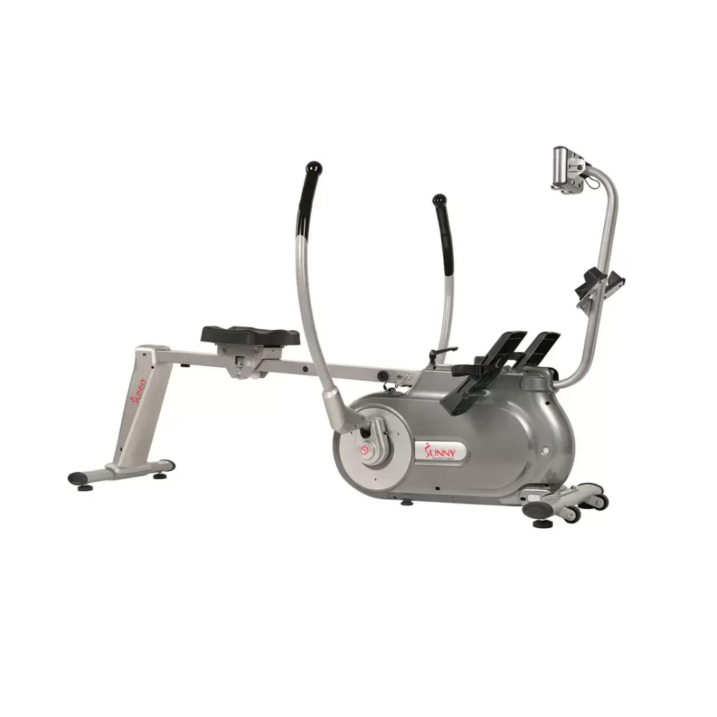 Full motion rowing machine workout sale