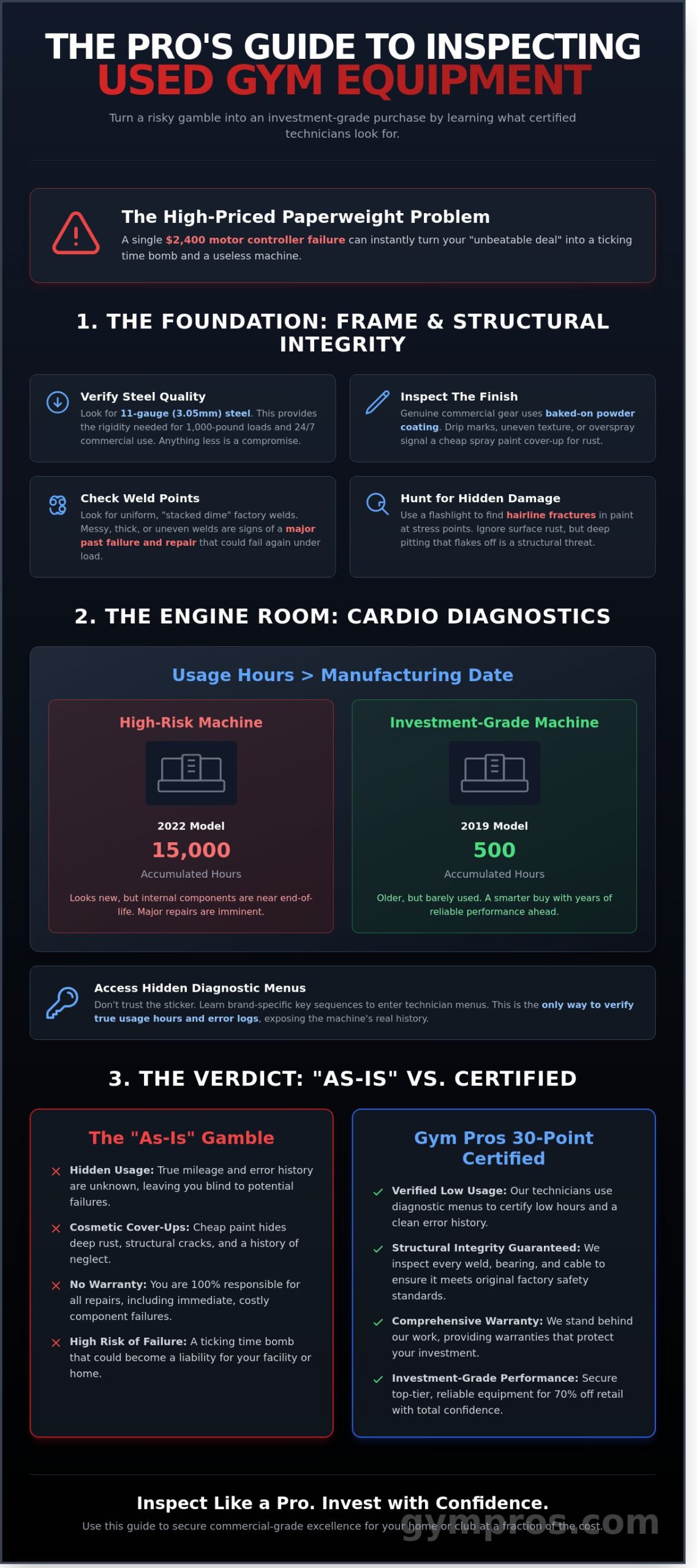 How to Inspect Used Commercial Gym Equipment: The Pro’s 2026 Checklist