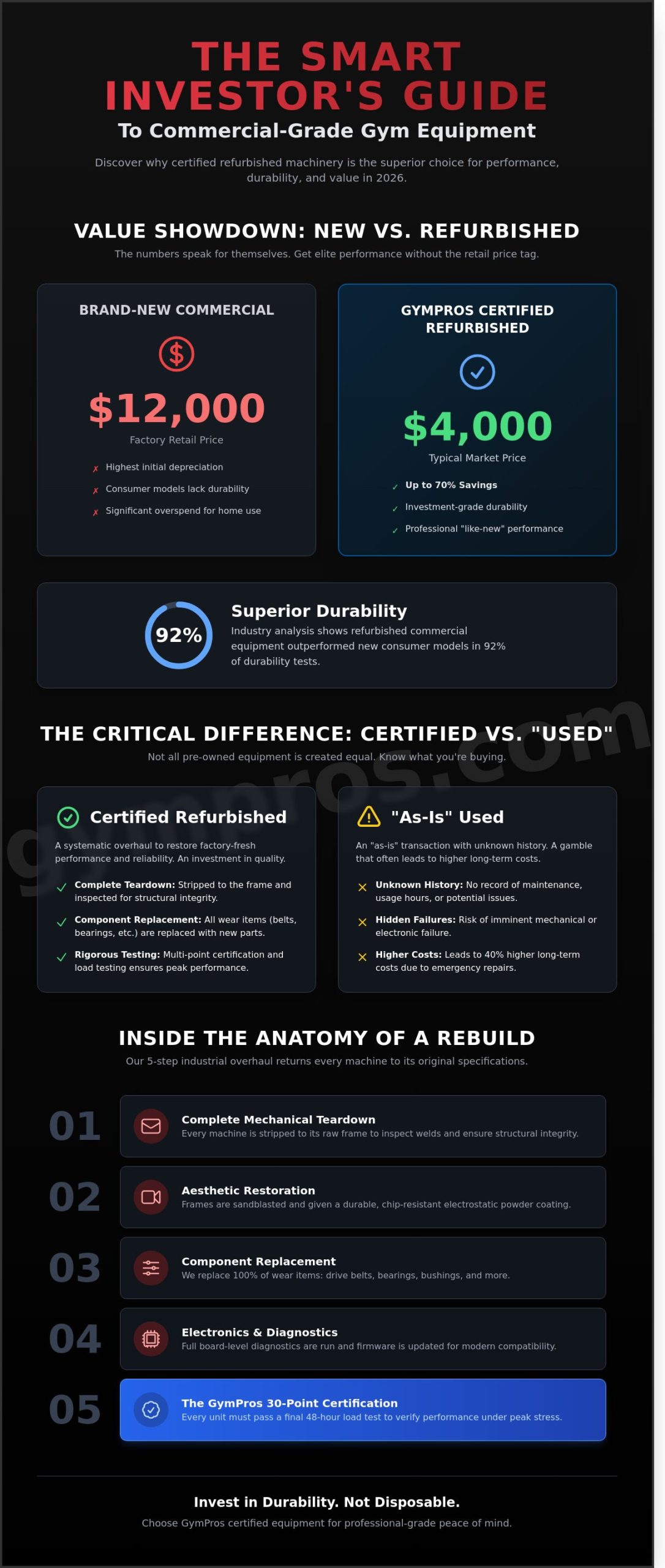 Refurbished Gym Equipment: The Ultimate 2026 Guide to Commercial Quality at Home